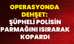 Operasyonda Dehşet: Şüpheli Polisin Parmağını Isırarak Kopardı