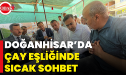 Doğanhisar’da Çay Eşliğinde Sıcak Sohbet