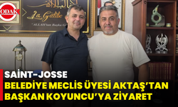Saint-Josse Belediye Meclis Üyesi Aktaş’tan Başkan Koyuncu’ya Ziyaret