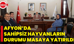 Afyon’da Sahipsiz Hayvanların Durumu Masaya Yatırıldı