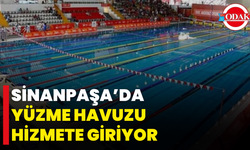 Sinanpaşa’da Yüzme Havuzu Hizmete Giriyor