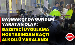 Başmakçı’da Gündem Yaratan Olay: Gazeteci Uygulama Noktasından Kaçtı Alkollü Yakalandı