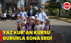 Yaz Kur’an Kursu Gururla Sona Erdi