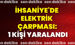 İhsaniye'de Elektrik Çarpması: 1 Kişi Yaralandı