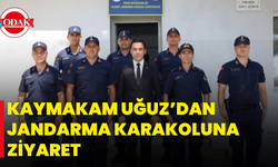 Kaymakam Uğuz’dan Jandarma Karakoluna Ziyaret