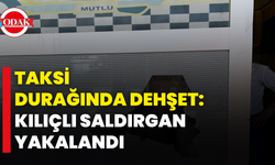 Taksi Durağında Dehşet: Kılıçlı Saldırgan Yakalandı