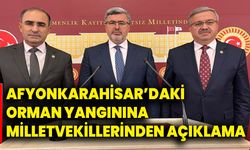 Afyonkarahisar’daki Orman Yangınına Milletvekillerinden Açıklama