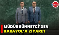 Müdür Sünnetci’den Karayol’a  Ziyaret