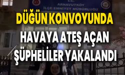 Düğün Konvoyunda Havaya Ateş Açan Şüpheliler Yakalandı