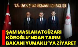 Şam Maslahatgüzarı Köroğlu’ndan Tarım Bakanı Yumaklı’ya Ziyaret