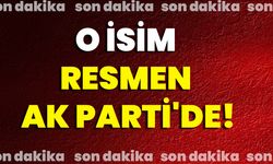 O isim resmen AK Parti'de!