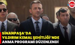 Sinanpaşa’da Yıldırım Kemal Şehitliği’nde Anma Programı Düzenlendi