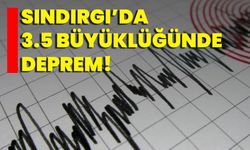 Sındırgı’da 3.5 Büyüklüğünde Deprem