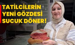 Tatilcilerin yeni gözdesi sucuk döner!