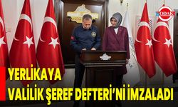 Yerlikaya, Valilik Şeref Defteri’ni İmzaladı