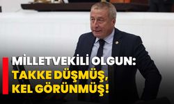 Milletvekili Olgun: Takke Düşmüş, Kel Görünmüş!