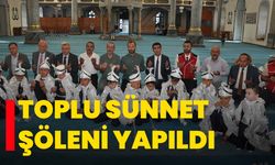 Toplu sünnet şöleni yapıldı