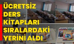 Ücretsiz ders kitapları sıralardaki yerini aldı
