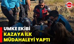 UMKE Ekibi Kazaya İlk Müdahaleyi Yaptı