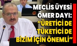 Meclis Üyesi Ömer Dayı: “Üretici de Tüketici de Bizim İçin Önemli”