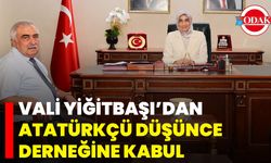Vali Yiğitbaşı’dan Atatürkçü Düşünce Derneğine Kabul