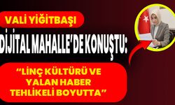 VALİ YİĞİTBAŞI, DİJİTAL MAHALLE’DE KONUŞTU: “LİNÇ KÜLTÜRÜ VE YALAN HABER TEHLİKELİ BOYUTTA”