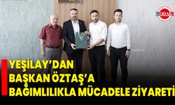 Yeşilay’dan Başkan Öztaş’a Bağımlılıkla Mücadele Ziyareti