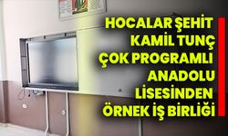 Hocalar Şehit Kamil Tunç Çok Programlı Anadolu Lisesi’nden Örnek İş Birliği