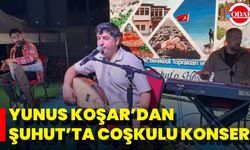 Yunus Koşar’dan Şuhut’ta Coşkulu Konser