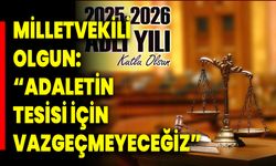 Milletvekili Olgun: “Adaletin Tesisi İçin Vazgeçmeyeceğiz”