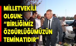 Milletvekili Olgun: “Birliğimiz Özgürlüğümüzün Teminatıdır”