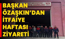 Başkan Özaşkın’dan İtfaiye Haftası Ziyareti