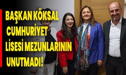Başkan Köksal, Cumhuriyet Lisesi Mezunlarının Unutmadı!