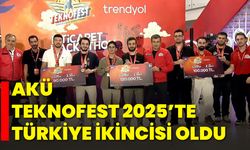 AKÜ, TEKNOFEST 2025’te Türkiye İkincisi Oldu
