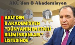 AKÜ’den 8 Akademisyen “Dünyanın En Etkili Bilim İnsanları” Listesinde