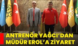 Antrenör Yağcı’dan Müdür Erol’a Ziyaret