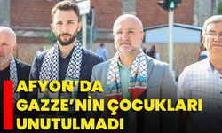 Afyon’da Gazze’nin Çocukları Unutulmadı