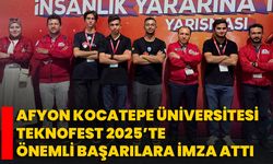 Afyon Kocatepe Üniversitesi TEKNOFEST 2025’te Önemli Başarılara İmza Attı