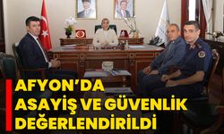 Afyon’da Asayiş Ve Güvenlik Değerlendirildi