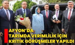 Afyon’da Tarımda Verimlilik İçin Kritik Görüşmeler Yapıldı