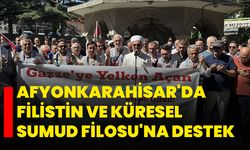 Afyonkarahisar'da Filistin ve Küresel Sumud Filosu'na destek