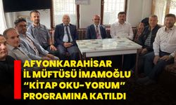 Afyonkarahisar İl Müftüsü Lütfü İmamoğlu “Kitap Oku-Yorum” Programına Katıldı