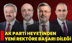 Ak Parti Heyetinden Yeni Rektöre Başarı Dileği