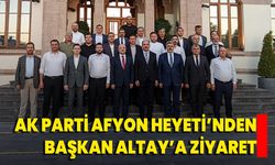 AK Parti Afyon Heyeti’nden Başkan Altay’a Ziyaret