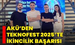 AKÜ’den Teknofest 2025’te İkincilik Başarısı