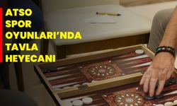 ATSO Spor Oyunları’nda Tavla Heyecanı