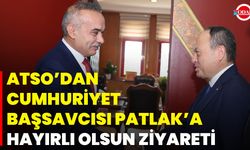 ATSO’dan Cumhuriyet Başsavcısı Patlak’a Hayırlı Olsun Ziyareti