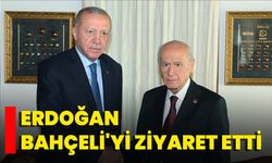 Erdoğan, Bahçeli'yi Ziyaret Etti
