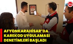 Afyonkarahisar’da Karekod Uygulaması Denetimleri Başladı