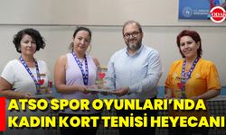 ATSO Spor Oyunları’nda Kadın Kort Tenisi Heyecanı